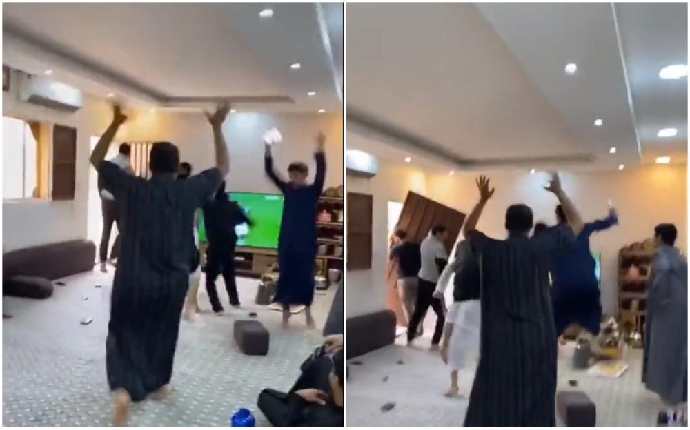 Navijači Saudijske Arabije u transu: Pogledajte slavlje nakon gola, jedan od njih iščupao vrata iz baglama