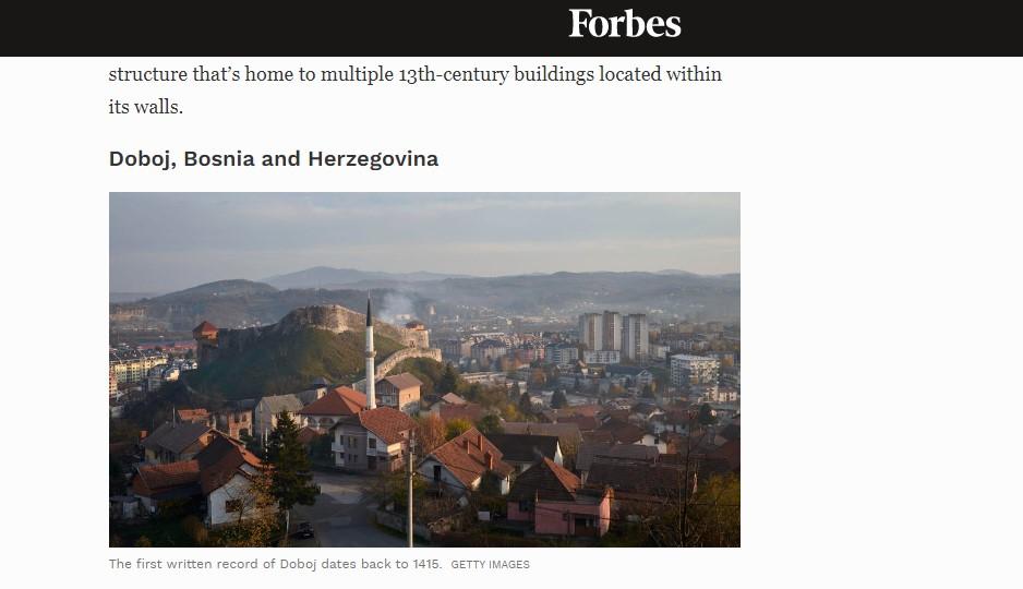 Doboj među najpotcijenjenim gradovima Balkana - Avaz