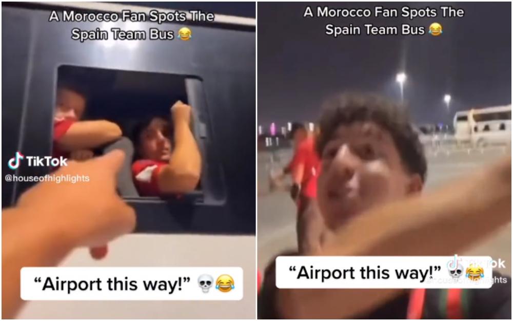 Marokanac nakon meča naišao na autobus Španije, pa im poručio: Aerodrom je u ovom smjeru