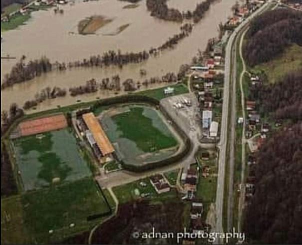 Poplavljen i stadion u Bosanskom Novom: Trener Vojvodić velikodušno reagirao