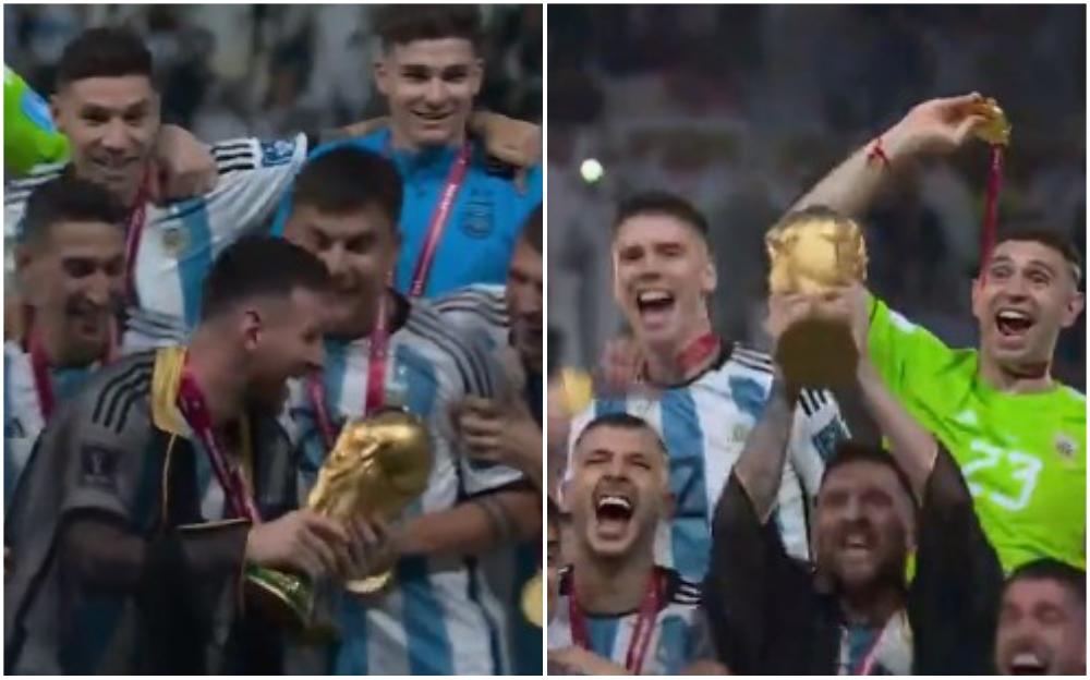 Postao je "besmrtan": Pogledajte trenutak kada je Mesi podigao trofej osvajača Svjetskog prvenstva
