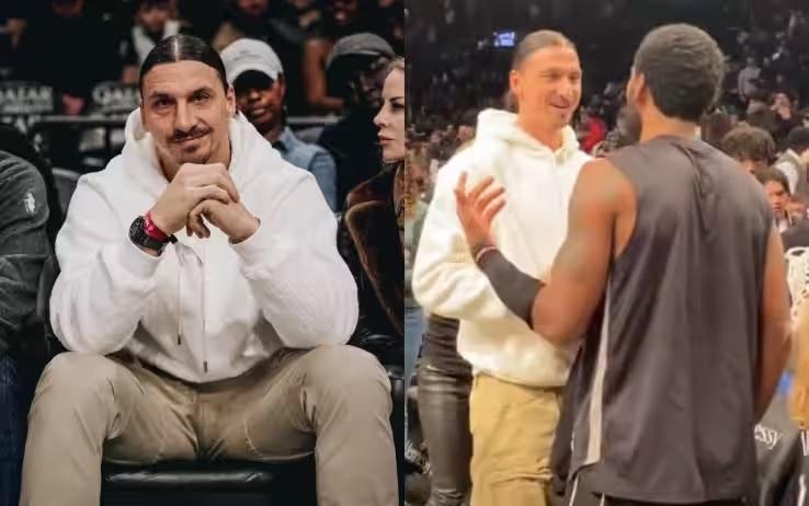 Ibrahimović ukrao šou na NBA utakmici, Irving mu poklonio dres