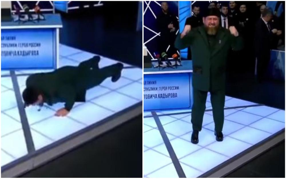 Kadirov u emisiji na ruskoj televiziji radio sklekove