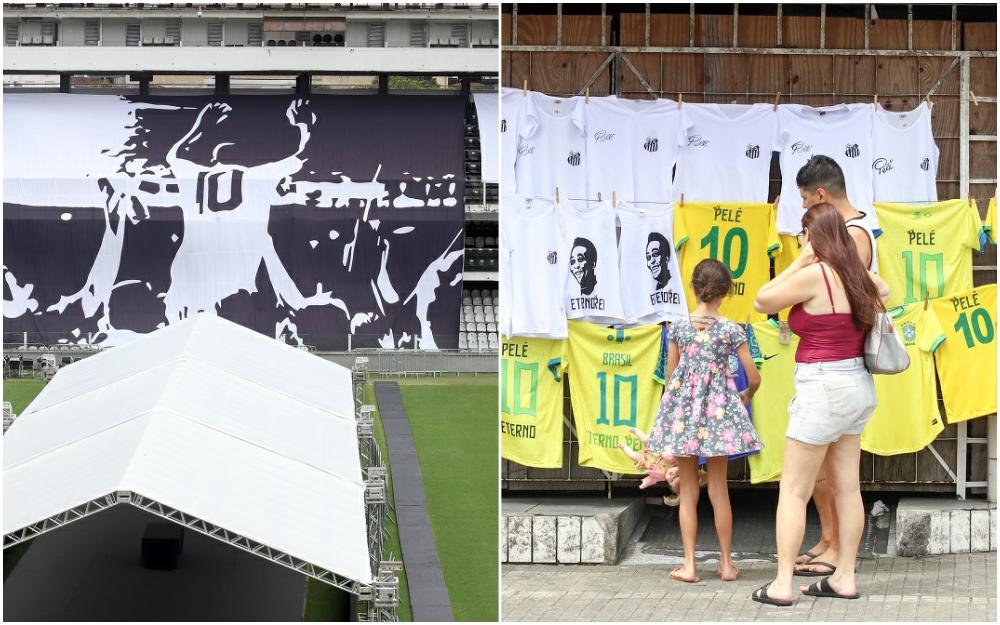 Sve spremno: Komemoracija Peleu održat će se na stadionu Vila Belmiro gdje je počeo karijeru