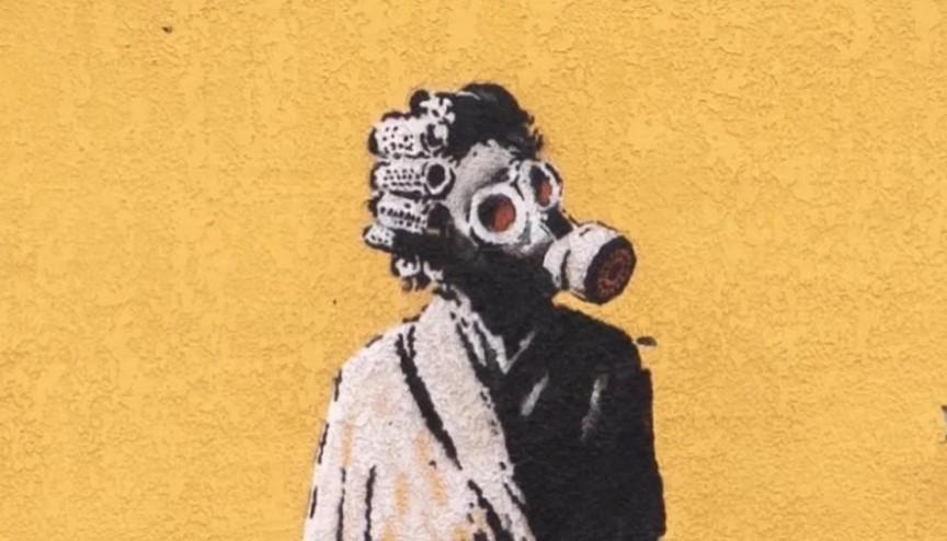 Muškarac ukrao Banksijev mural iz predgrađa Kijeva: Prijeti mu zatvorska kazna od 12 godina