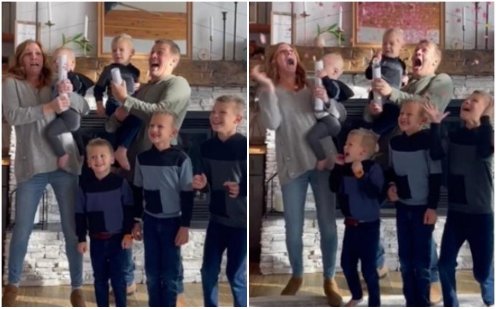 Nakon šest dječaka, stiže djevojčica: Pogledajte reakciju porodice na sretnu vijest