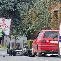 Užas u Novim Mihaljevcima: Motociklom se zabili u Golf, muškarac i žena na mjestu mrtvi 