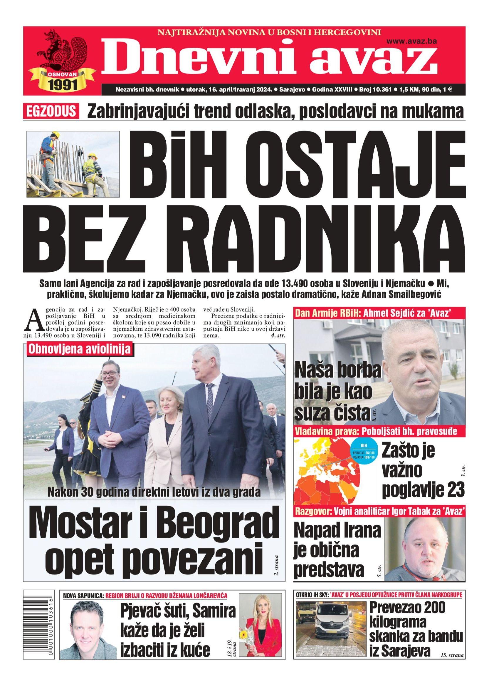 newspaper cover