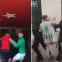 Video / Sukob fudbalera Bursaspora i Dijarbekirspora se nastavio i u tunelu stadiona