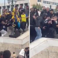 Skandal navijača izraelskog Makabija: U Grčkoj brutalno pretukli Palestinca