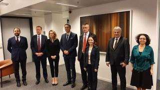 Bećirović se sastao sa ambasadorima kvinte u NATO-u: BiH na meti opasne ruske politike
