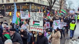 Stotine ljudi na propalestinskom skupu u Štokholmu: "Palestina će biti slobodna"