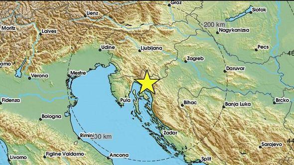 Epicentar potresa bio je 17 kilometara istočno-jugoistočno od Rijeke - Avaz
