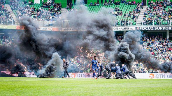 Neredi na stadionu Groningena - Avaz