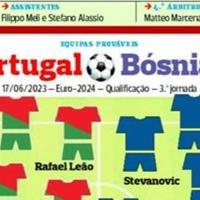 Portugalci objavili sastave za večerašnju utakmicu: Je li ovo prvih 11 "Zmajeva"?