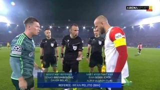 Pune ruke posla za Irfana Peljtu: Penal, dva crvena kartona i poništen gol