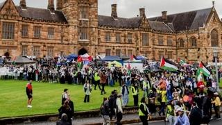 Propalestinski aktivisti širom australskih kampusa protestiraju protiv Izraela