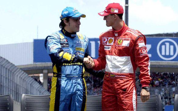 Fernando Alonso i Michael Schumacher - Avaz