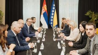 Čović se sastao s Vučićem: Razgovaralo se o evropskom putu obje zemlje