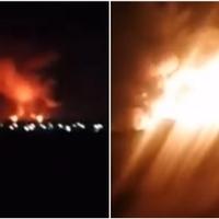 Ukrajinci izveli napad s 50 dronova kamikaza: Skladišta nafte u plamenu, ima mrtvih