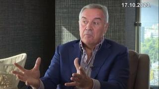 Đukanović: Dodikovo zagovaranje secesije je tempirana bomba u temeljima mira, ne postoji šansa da se vratim u politiku