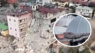 Zemljotres je uništio grad, snimak drona to najbolje pokazuje