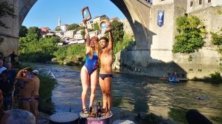 Karlson i Himeno ponosni na svoje maestralne skokove u Mostaru