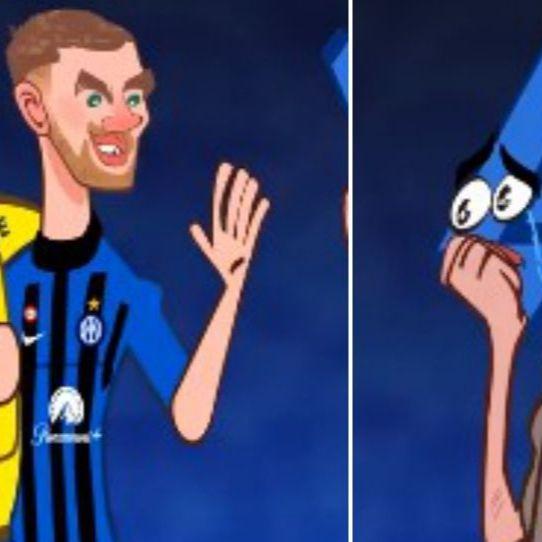 Zanimljiva karikatura: Siromašnu Serie A napuštaju sjajni fudbaleri, otišao je i Edin Džeko