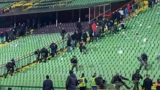 Video / Incident na tribinama Koševa poslije prekida utakmice Sarajevo - Borac
