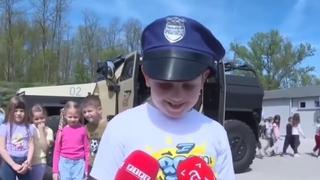 Dječaka u Banjoj Luci upitali da li planira biti policajac, njegov odgovor ih šokirao, spomenuo i Dodika