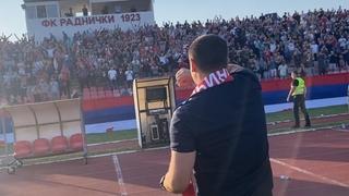 Video / Feđa Dudić je omiljeni u Kragujevcu: Pogledajte skandiranje publike nakon historijskog rezultata