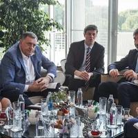 Dodik i Cvijanović razgovarali sa šefom slovačke diplomatije o političkoj situaciji u regionu i evropskom putu BiH