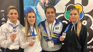 Tri sestre Sipović odlične na Svjetskoj ligi mladih u karateu: Nejra, Emina i Ajla se okitile srebrom
