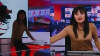 Gaf tokom vijesti na BBC-u: Voditeljica trčala za kamerom