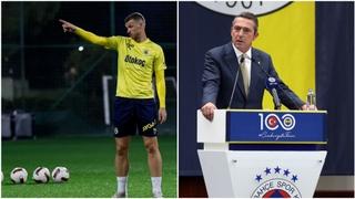 Predsjednik Fenerbahčea posjetio trening "žuto-plavih": Džeko i saigrači obećali pobjedu