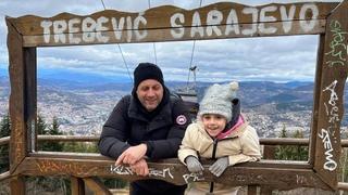 Bojan Vasković u rodnom Sarajevu: Kćerku odveo na Trebević