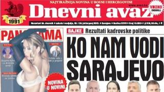 U dvobroju "Dnevnog avaza" čitajte: Ko nam vodi Sarajevo