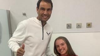 Najveća nada ženskog tenisa se oporavljala u bolnici, a onda je uslijedilo iznenađenje: Došao joj je Nadal u posjetu