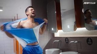 Video / Đoković cijepa majicu u toaletu: Dosad neviđeni snimak zbunio milione navijača