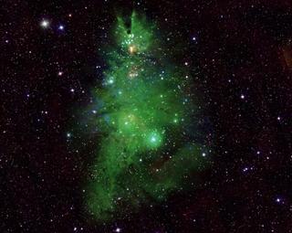 NASA objavila fotografiju ''svemirskog božićnog drvca'': Čestitka iz svemira
