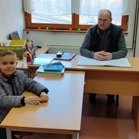 Samir Kopić, koji u razredu ima jednog učenika, za “Avaz”: Cijelu učionicu dijelimo samo Mahir i ja