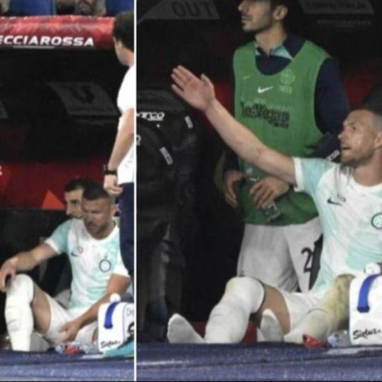 Džeko se posvađao s Inzagijem zbog izmjene, Italijani pišu da bi mogao sjediti na klupi u finalu Lige prvaka