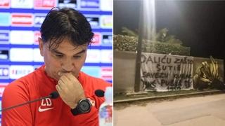 Torcida ljuta na Dalića, ispred kuće mu ostavila vulgarnu poruku