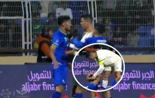 Nervozni Ronaldo: Podigao je protivnika s poda i započeo naguravanje