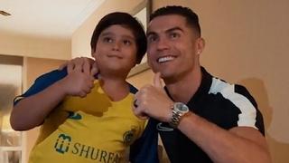 Video / Dječak izveo čuvenu proslavu gola ispred Ronalda: Pogledajte njegovu reakciju 