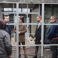 Mijatović i Uk obišli radove na obnovi pijace Kvadrant: Zaključeni ugovori sa 52 poslovna subjekta