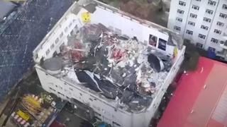 Video / U Kini se urušio krov školske dvorane, poginulo najmanje desetero