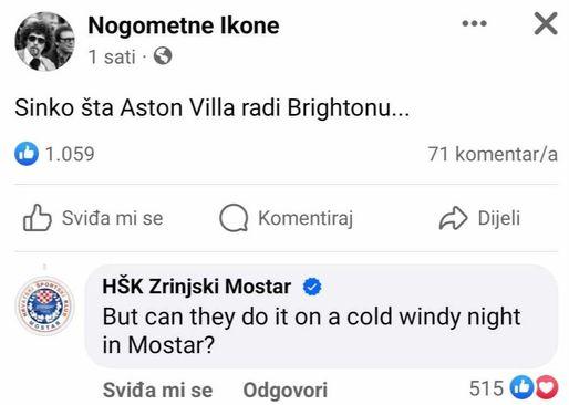 Reakcija iz Mostara na rapsodiju Vile - Avaz