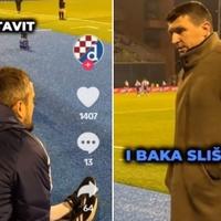 Hit snimak s Dinamove klupe, Ademi "predložio" izmjenu, a Jakirović mu odgovorio: Onda bi i Baka Slišković igrao