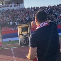 Video / Feđa Dudić je omiljeni u Kragujevcu: Pogledajte skandiranje publike nakon historijskog rezultata